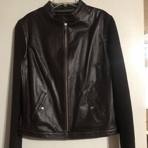 Rich Dark Chocolate Leather jacket